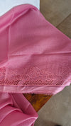Blush Pink Kota Saree with Cutwork - 409M - 2