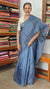 Agean Blue Net Kota Saree with Cutwork - 409M - 2