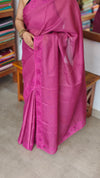 Fuchsia Pink Kota Saree with Cutwork - 409M - 2