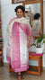 Cream and Lilac Printed Linen Suit