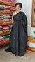 Black Net Kota Saree with Cutwork - 409M
