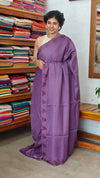 Purple Net Kota Saree with Cutwork - 409M