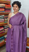 Purple Net Kota Saree with Cutwork - 409M