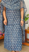 Indigo Kota Doria Suit - GD331 - IN2