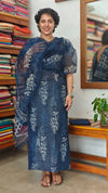 Indigo Kota Doria Suit - GD331 - IN5