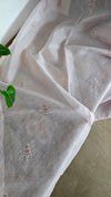 Pastel Pink Embroidered Kota Saree - RN233