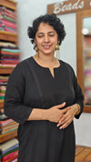 Black Modal Silk Kurti