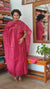 Dark Pink Semi Tussar Silk Suit - EAY6