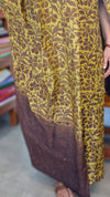 Brown and Mustard Printed Modal Cotton Suit