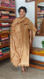 Golden Brown Embroidered Tussar Silk Suit - CC31