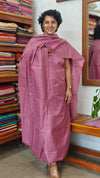 Mauve Bamboo Silk Suit