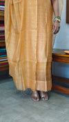 Light Saffron Matka Silk Suit