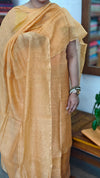 Light Saffron Matka Silk Suit