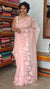 Peach Net Kota Saree with Applique Work - EP25