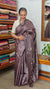 Dark Mauve Purple Tussar Silk Saree