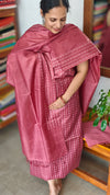 Onion Pink Noel Tussar Silk Suit - MNT4