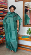 Dark Teal Noel Tussar Silk Suit - MNT4