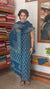 Classic Blue Block Printed Kota Doria Suit - GD331