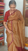 Mustard Beige Kota Silk Saree - KTS3 - 106PR