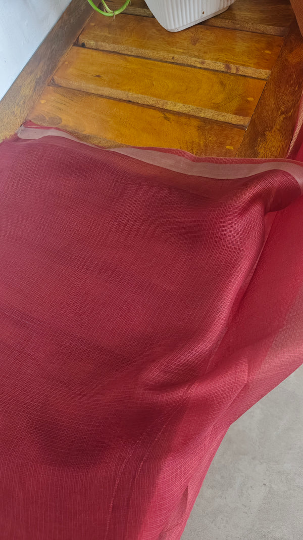 Mustard Beige Kota Silk Saree - KTS3 - 106PR