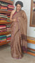 Dark Beige with Wine Border Kota Silk Saree - KTS3 - A1M