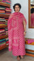 Pink Block Printed Kota Doria Suit - GD331