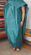 Peacock Green Tussar Silk Suit - PT18