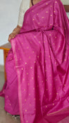 Dark Pink Semi Silk Saree - GC42