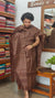 Dark Brown Zari Woven Tussar silk Suit - PT18
