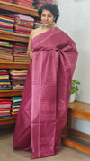 Blush Pink Semi Tussar Silk Saree - 34NU - 1