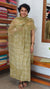Olive Green Block Printed Kota Doria Suit - GD331