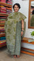 Muted Sage Floral Printed Noel Tussar Suit - AS56
