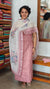 Mauve Embroidered Linen Cotton Embroidered Suit - BVC3
