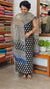Black Beige and Blue Block Printed Kota Doria Suit - GD331