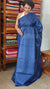 Royal Blue Noel Tussar Silk Saree with Jacquard Weaving - JNT46