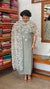 Sage Green Linen Cotton Suit with Floral Dupatta - BVC5