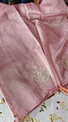 Lilac Tissue Organza Saree - 3637