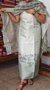 Pastel Pista Woven Semi Silk Suit - CSU8