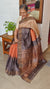Three shade Zari Checked Desi Tussar Silk Saree - KPR3