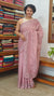 Lavender Kota Saree with Embroidery and Crochet Lace - 35BT
