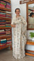 Light Beige and Teal Green Cross Stitch Embroidered Kota Saree - 5033