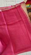 Rosy Beige Polka Print Pure Kota Silk Saree - KTS3