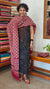 Black and Red Cotton Suit with Ajrakh Dupatta