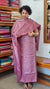Mauve Semi Tussar Suit with Copper Thread Embroidery - TTV4
