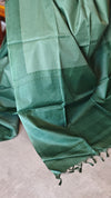 Forest Green Woven Noel Tussar Silk Saree - 34NU