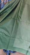 Forest Green Woven Noel Tussar Silk Saree - 34NU