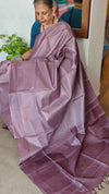 Muave Woven Noel Tussar Silk Saree - 34NU