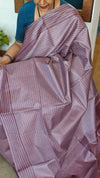 Muave Woven Noel Tussar Silk Saree - 34NU