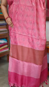Pink Embroidered Kota Saree - 329N