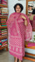Pink Block Printed Kota Doria Suit - GD331